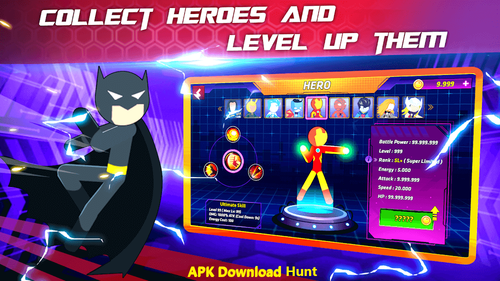 Download Super Stickman Heroes Fight MOD APK