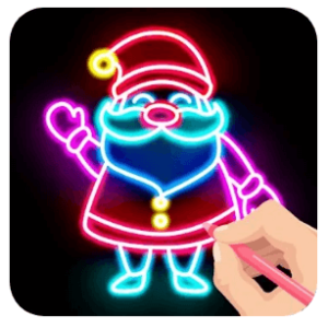 Download Draw Glow Christmas MOD APK