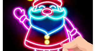 Download Draw Glow Christmas MOD APK