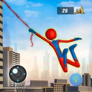 Download Stickman Rope Hero City for iOS APK